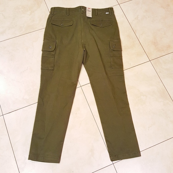 Levis Slim Tapered Cargo Pants Green 479360002 - Picture 7 of 8